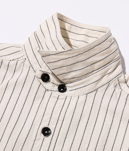 SUGAR CANE White Wabash Stripe Work Shirt SC27076-401