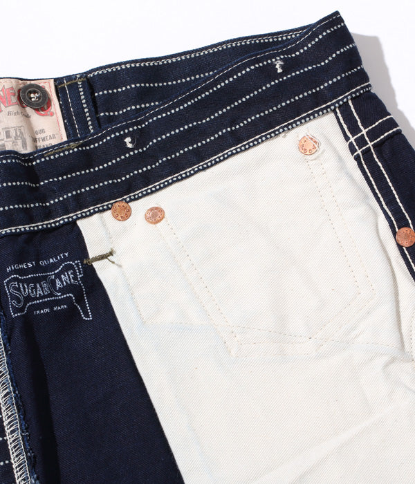 SUGAR CANE シュガーケーン  Lot No. SC51443 / FICTION ROMANCE 9oz. WABASH STRIPE ZIP FLY SHORTS