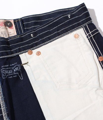 SUGAR CANE シュガーケーン  Lot No. SC51443 / FICTION ROMANCE 9oz. WABASH STRIPE ZIP FLY SHORTS