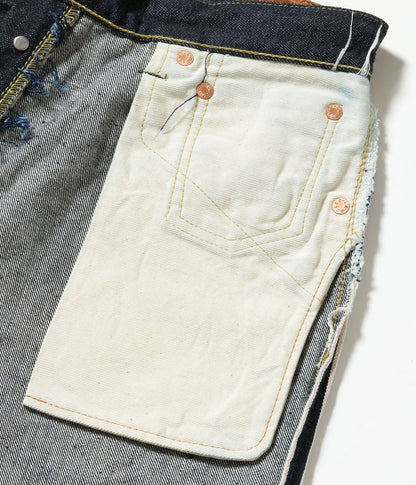 SUGAR CANE シュガーケイン Lot No. SC42025 / 13oz. DENIM WAIST OVERALLS 2025 MODEL (WIDE LEG)