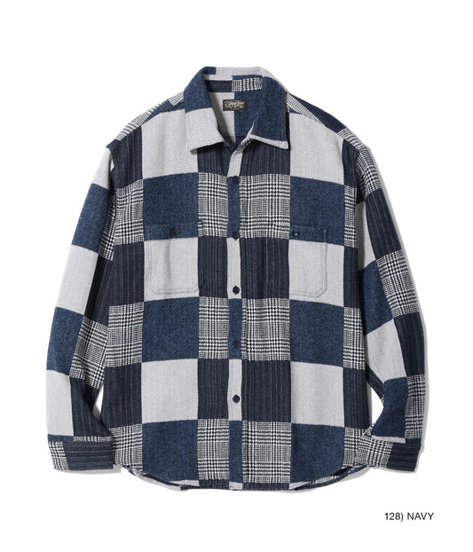 SUGAR CANE シュガーケイン Lot No. SC29589 / PATCHWORK CHECK WORK SHIRT
