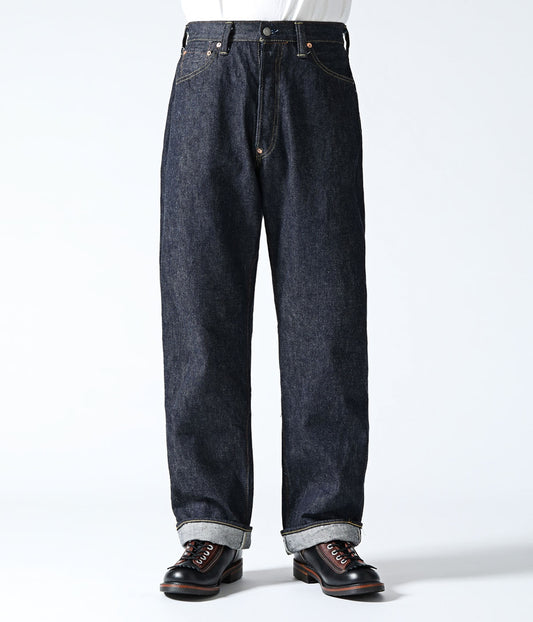 SUGAR CANE シュガーケイン Lot No. SC42025 / 13oz. DENIM WAIST OVERALLS 2025 MODEL (WIDE LEG)