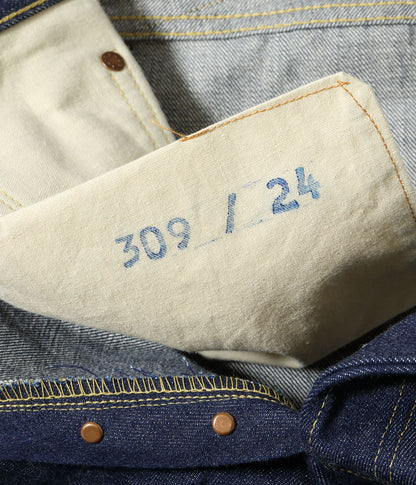 SUGAR CANE シュガーケイン  Lot No. SC49005 / SUGAR CANE Super “Denim” Collectibles #05 14.25oz. BLUE DENIM WAIST OVERALLS “1942” MODEL
