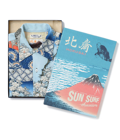 SUN SURF Lot No. SS39327 / SUN SURF × Katsushika Hokusai SPECIAL EDITION "Cherry Blossoms and a Hawk"