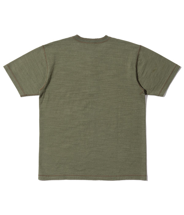 BUZZ RICKSON'S Buzz Rickson's short-sleeved military Henley neck T-shirt "SLUB YARN HENLEY NECK T-SHIRT" BR79192