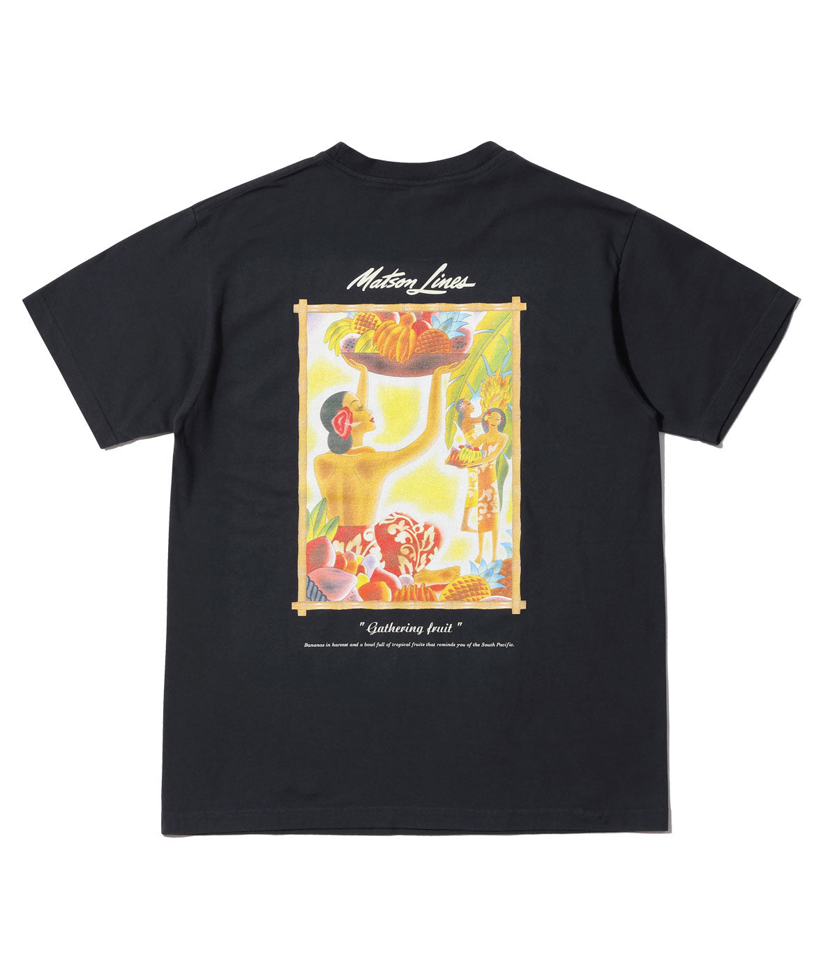 SUN SURF Sunsurf Short Sleeve Printed T-Shirt "GATHERING FRUIT" SS79351 [New for Spring/Summer 2024]