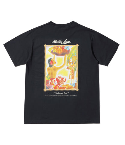 SUN SURF サンサーフ 半袖 プリント Tシャツ「GATHERING FRUIT」SS79351【2024年春夏新作】