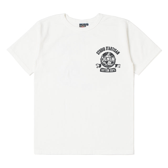 STUDIO D’ARTISAN ダルチザン 吊り編み プリントTシャツ【8146A】