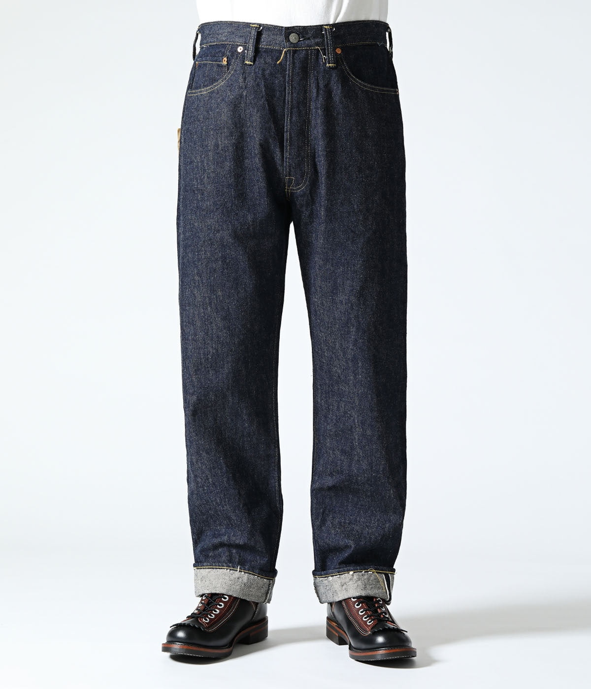 SUGAR CANE シュガーケイン Lot No. SC49001 / SUGAR CANE Super “Denim” Collectibles #01 14oz. BLUE DENIM WAIST OVERALLS “S1945” MODEL