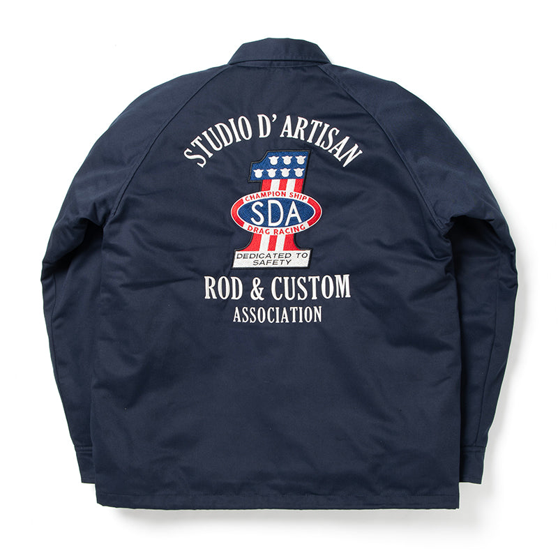 STUDIO D'ARTISAN 4582 fleece-lined coach jacket