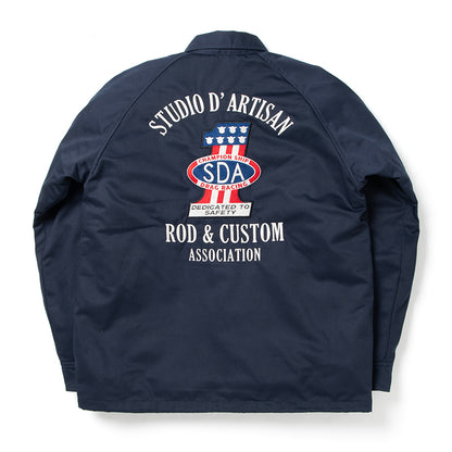 STUDIO D'ARTISAN 4582 fleece-lined coach jacket