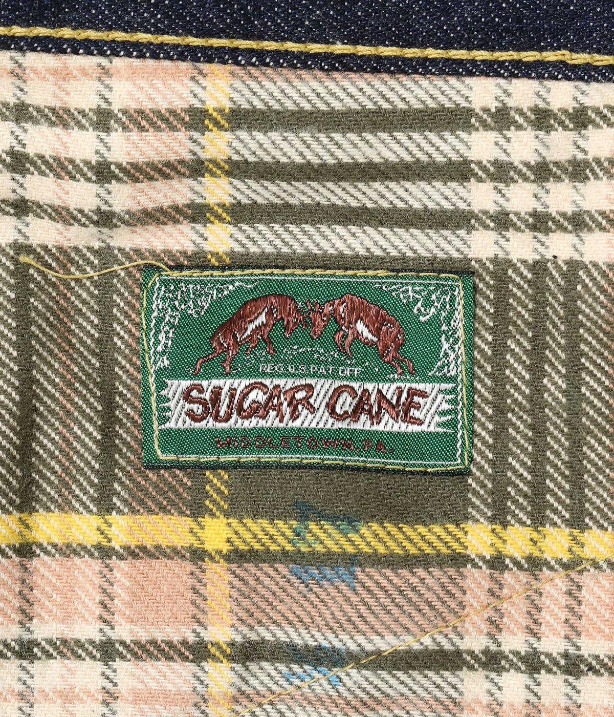 SUGAR CANE シュガーケイン Lot No. SC49050 / SUGAR CANE Super "Denim" Collectibles #50 13.5oz. DENIM WAIST OVERALLS “1940’s SPECIAL” Made in USA