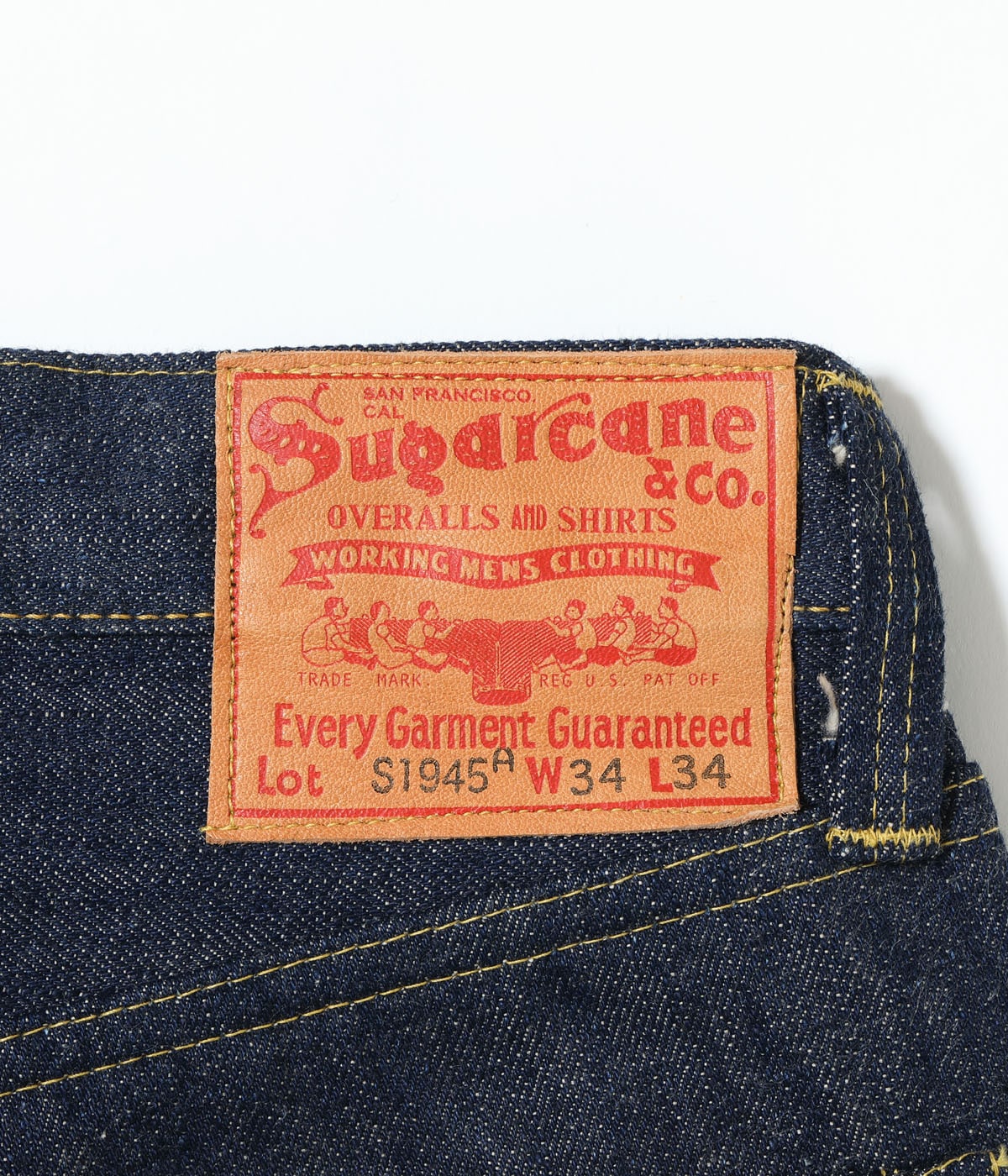 SUGAR CANE シュガーケイン Lot No. SC49001 / SUGAR CANE Super “Denim” Collectibles #01 14oz. BLUE DENIM WAIST OVERALLS “S1945” MODEL