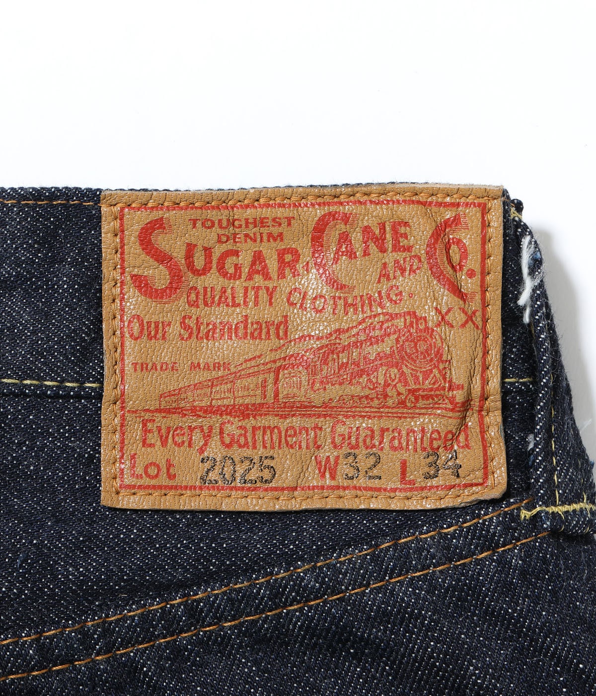 SUGAR CANE シュガーケイン Lot No. SC42025 / 13oz. DENIM WAIST OVERALLS 2025 MODEL (WIDE LEG)