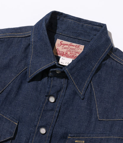 SUGAR CANE シュガーケイン Lot No. SC28190 / BLUE DENIM WESTERN SHIRT