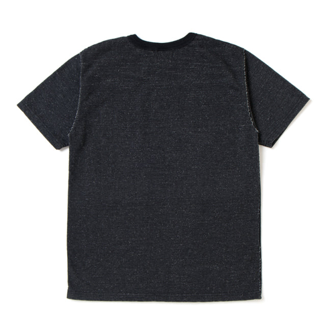 STUDIO D'ARTISAN D'artisan loop-knit indigo T-shirt [8001]