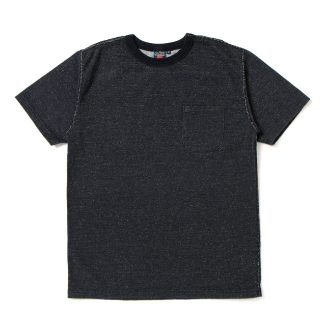 STUDIO D'ARTISAN D'artisan loop-knit indigo T-shirt [8001]