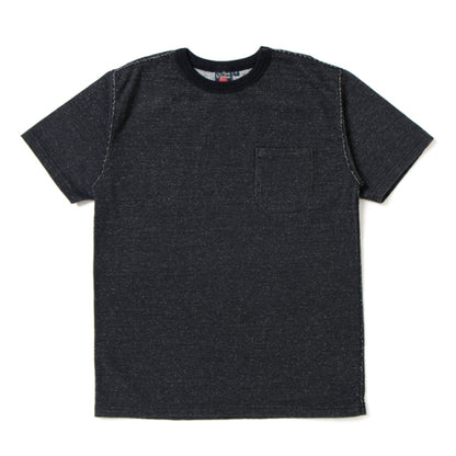 STUDIO D'ARTISAN D'artisan loop-knit indigo T-shirt [8001]