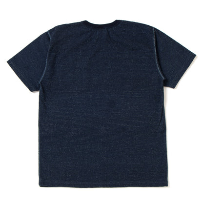 STUDIO D'ARTISAN D'artisan loop-knit indigo T-shirt [8001]