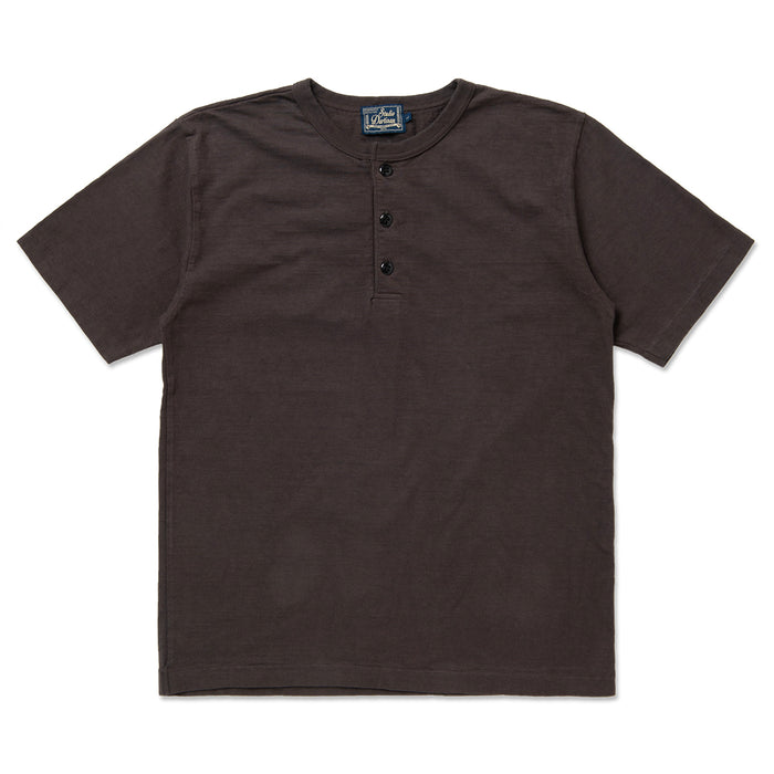 STUDIO D’ARTISAN ダルチザン 石川台小寸編み天竺ヘンリーネックTシャツ【8205】