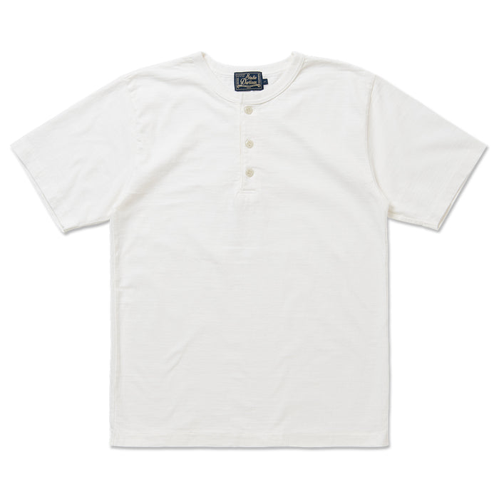 STUDIO D’ARTISAN ダルチザン 石川台小寸編み天竺ヘンリーネックTシャツ【8205】