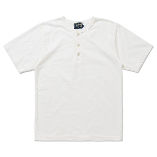 STUDIO D’ARTISAN ダルチザン 石川台小寸編み天竺ヘンリーネックTシャツ【8205】
