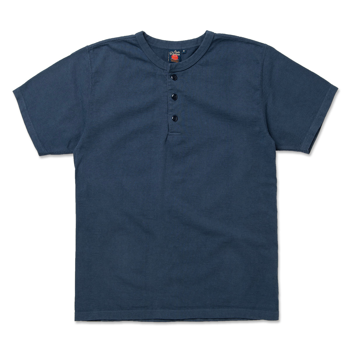 STUDIO D’ARTISAN ダルチザン 吊り編みヘンリーネックパックTシャツ【8213】