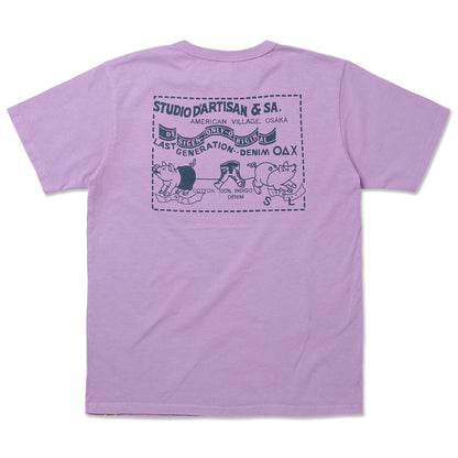 STUDIO D’ARTISAN ダルチザン デニムポケットプリントTシャツ【8214A】