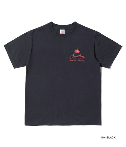 SUN SURF サンサーフ アロハ Tシャツ  マッキントッシュ ウクレレ 半袖Tシャツ  SS79350