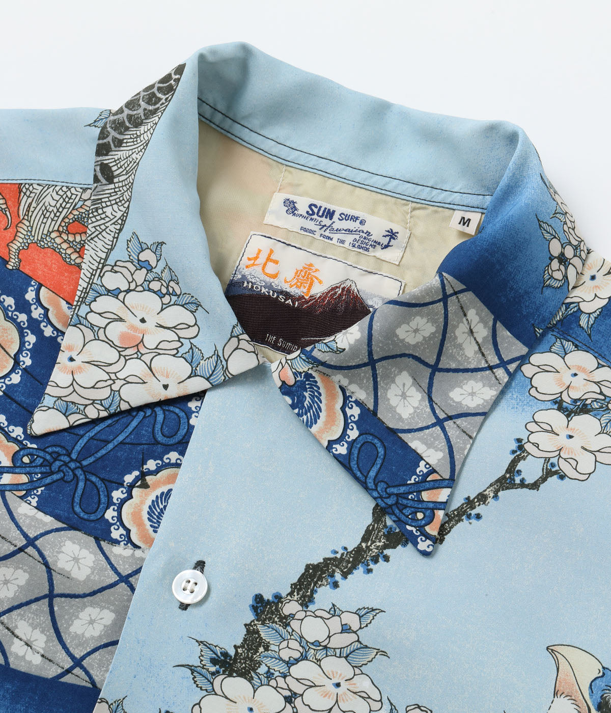 SUN SURF Lot No. SS39327 / SUN SURF × Katsushika Hokusai SPECIAL EDITION "Cherry Blossoms and a Hawk"