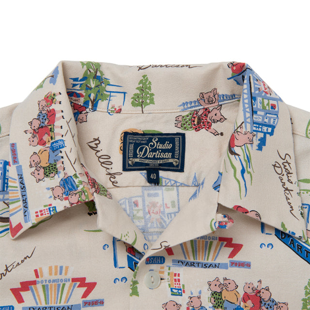 STUDIO D'ARTISAN Billiken collaboration aloha shirt [BILLI-003]