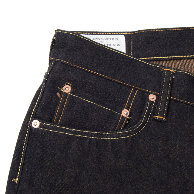 STUDIO D'ARTISAN D'artisan Indigo Dyed Jeans D1879