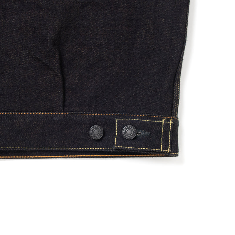 STUDIO D'ARTISAN D'artisan Indigo dyed denim jacket D4579