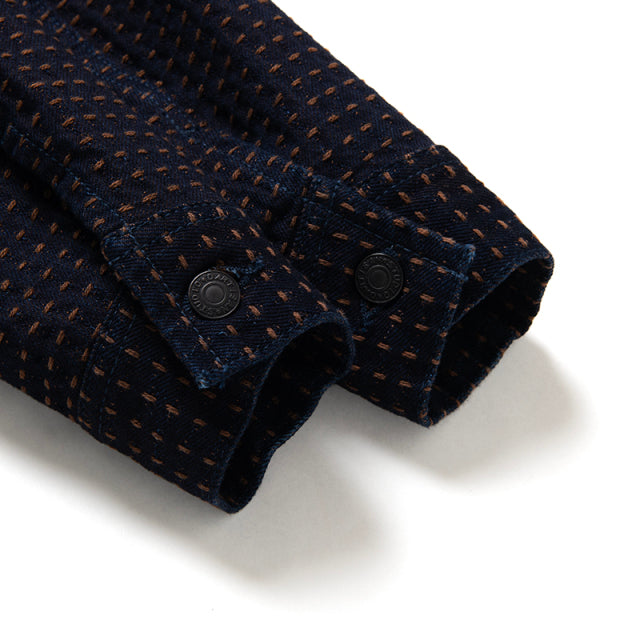 STUDIO D’ARTISAN ダルチザン 柿渋刺し子デニムジャケット【D4608】