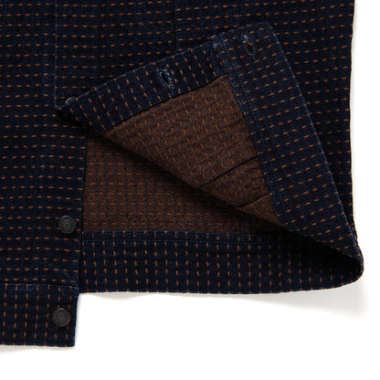 STUDIO D’ARTISAN ダルチザン 柿渋刺し子デニムジャケット【D4608】