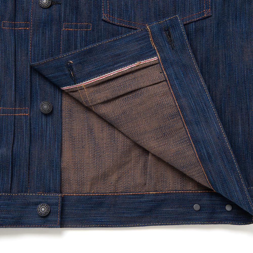 STUDIO D'ARTISAN ダルチザン 阿波正藍柿渋染デニムジャケット【D4615