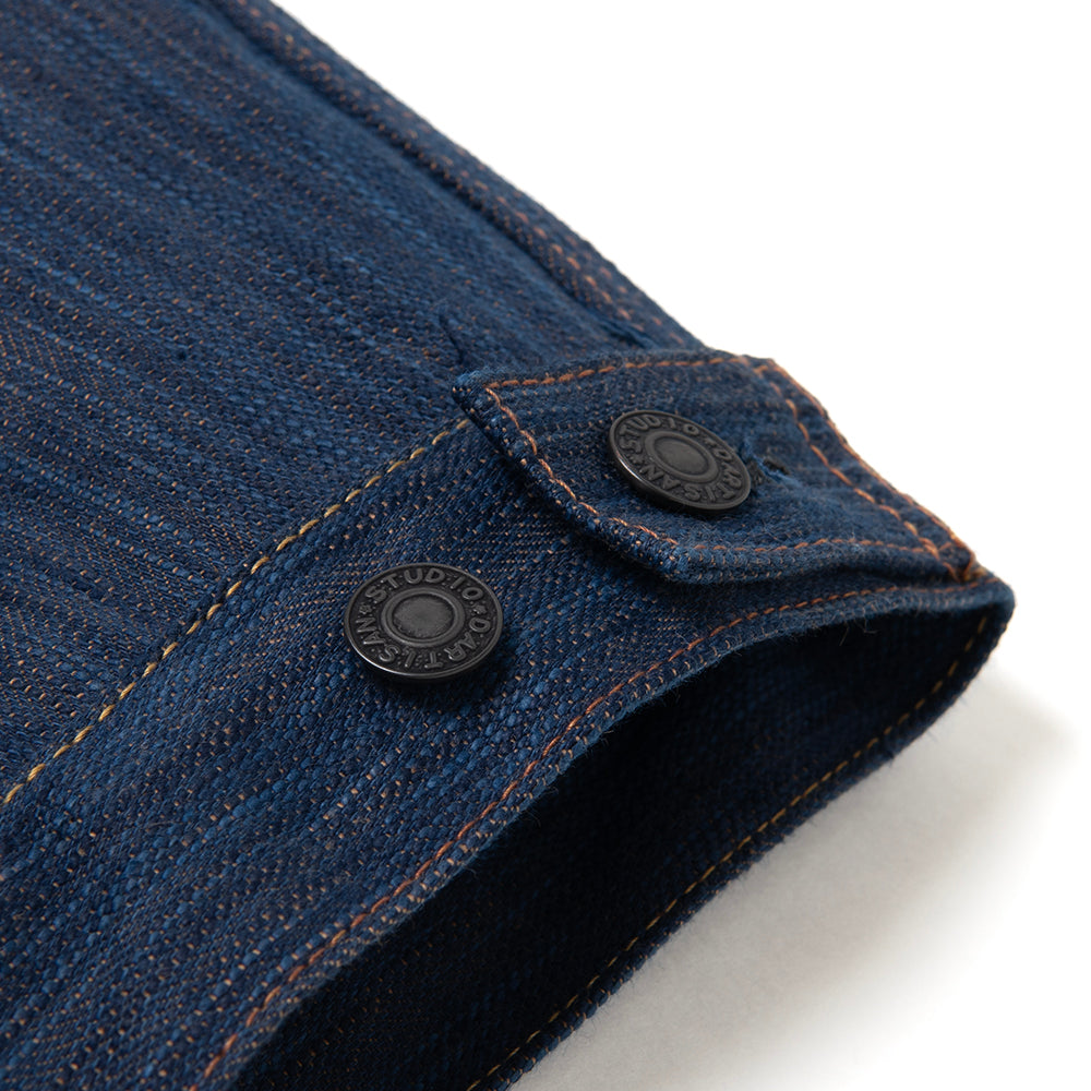 STUDIO D’ARTISAN ダルチザン 阿波正藍柿渋染デニムジャケット【D4615】