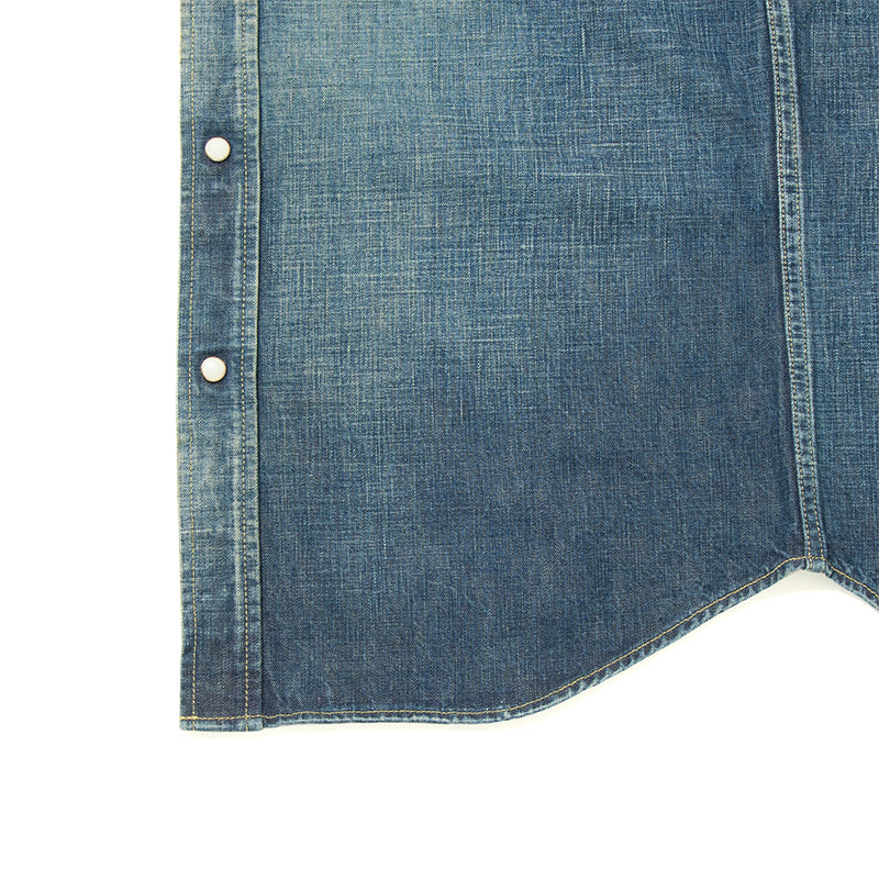 STUDIO D'ARTISAN D'artisan USED Crazy Denim Shirt D5704