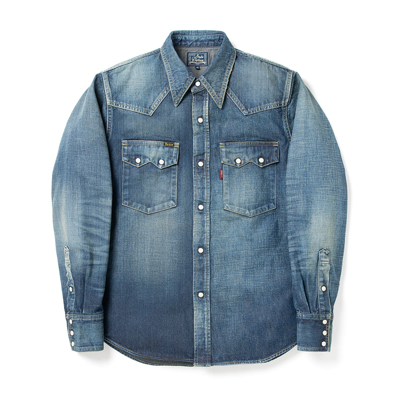 STUDIO D'ARTISAN D'artisan USED Crazy Denim Shirt D5704