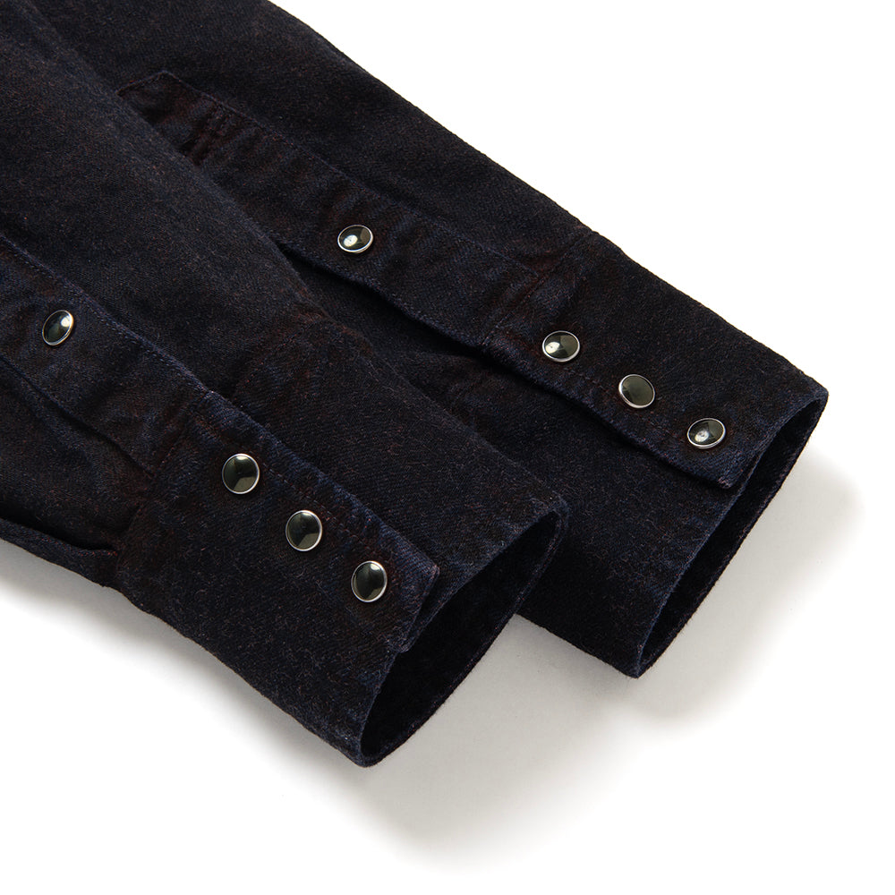 STUDIO D’ARTISAN ダルチザン ベンガラ染めデニムウエスタンシャツ【D5727】
