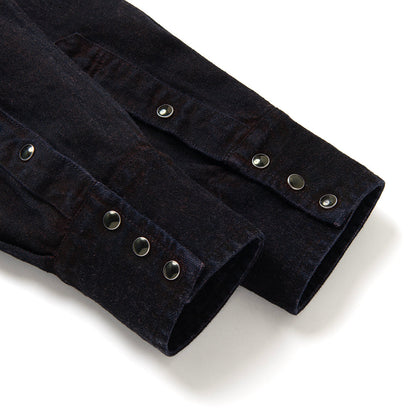 STUDIO D’ARTISAN ダルチザン ベンガラ染めデニムウエスタンシャツ【D5727】