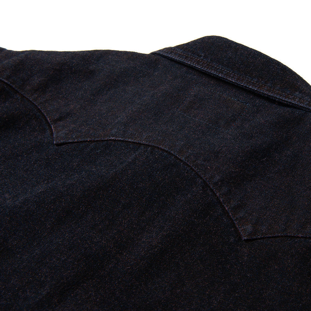 STUDIO D’ARTISAN ダルチザン ベンガラ染めデニムウエスタンシャツ【D5727】