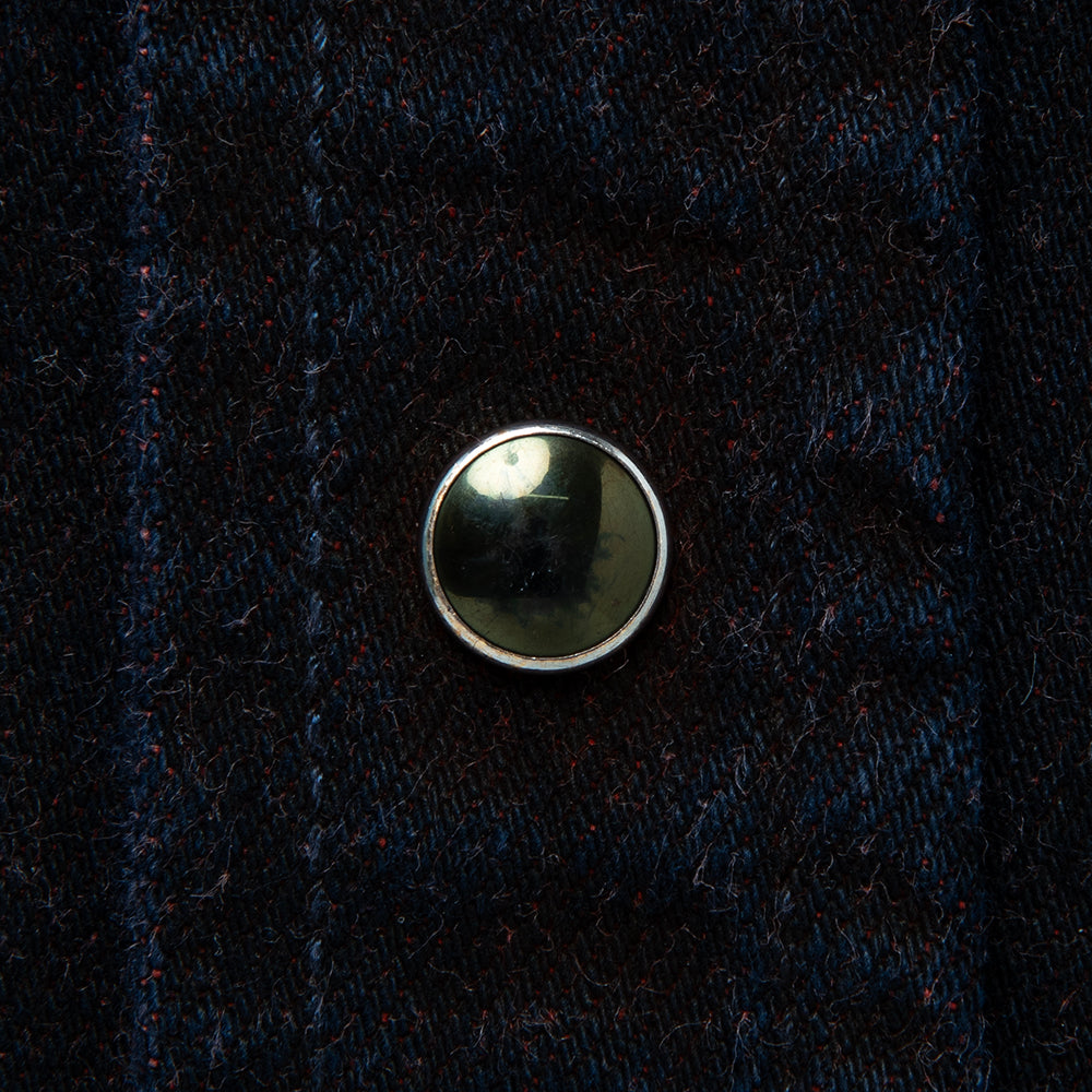 STUDIO D’ARTISAN ダルチザン ベンガラ染めデニムウエスタンシャツ【D5727】