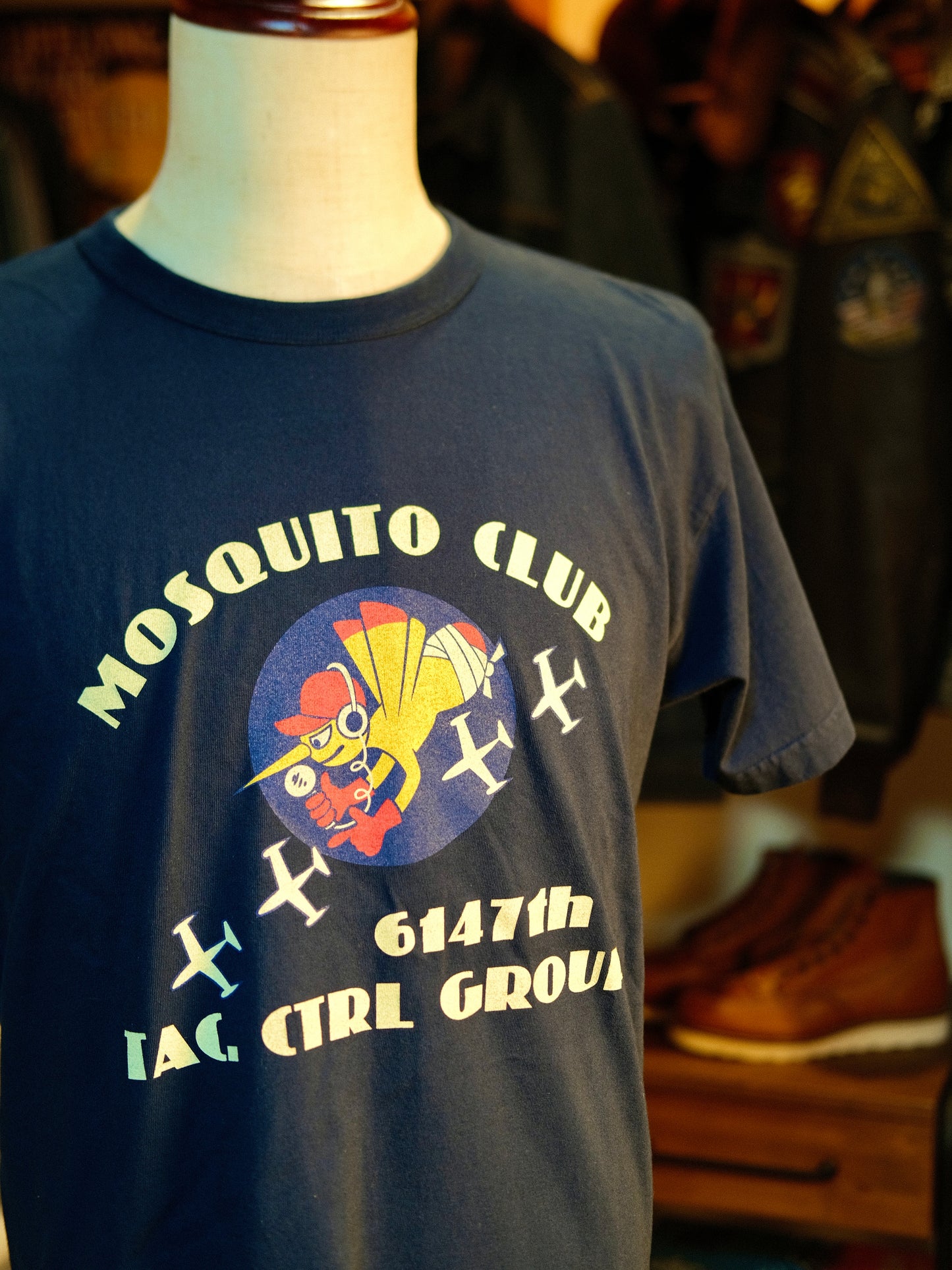 BUZZ RICKSON'S バズリクソンズ  Lot No. BR79345 BUZZ RICKSON'S バズリクソンズ S/S T-SHIRT - MOSQUITO CLUB -