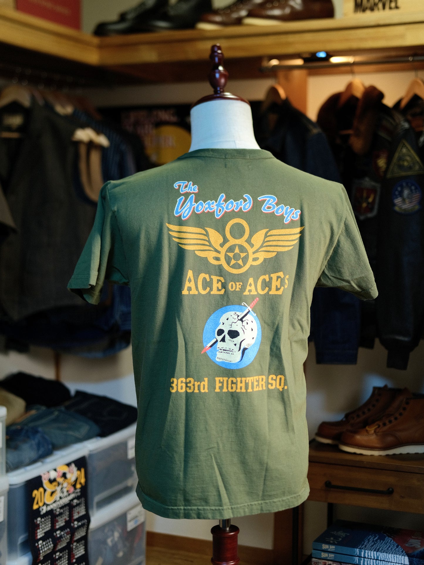 BUZZ RICKSON'S バズリクソンズ  Lot No. BR79347 363rd FIGHTER SQ. Tシャツ