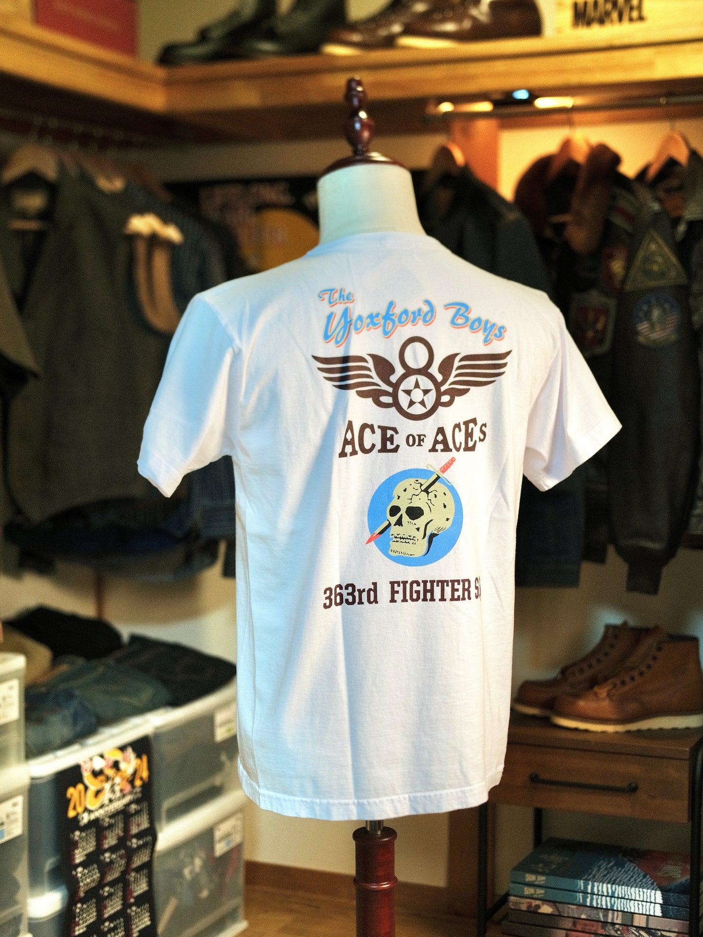 BUZZ RICKSON'S バズリクソンズ  Lot No. BR79347 363rd FIGHTER SQ. Tシャツ