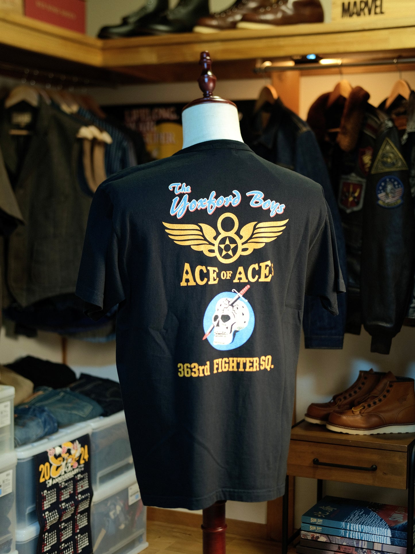 BUZZ RICKSON'S バズリクソンズ  Lot No. BR79347 363rd FIGHTER SQ. Tシャツ