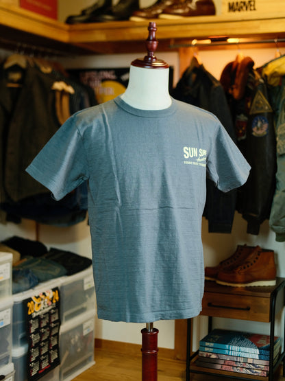 SUN SURF サンサーフ スラブヤーン 半袖 プリント Tシャツ ロゴ SS79378