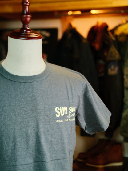 SUN SURF サンサーフ スラブヤーン 半袖 プリント Tシャツ ロゴ SS79378