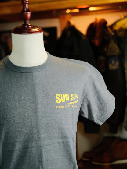 SUN SURF サンサーフ スラブヤーン 半袖 プリント Tシャツ ロゴ SS79378 (コピー)